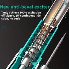 Set multifuncional de minigrapadora - 5 niveles de velocidad ajustable, operación manual, adecuado para trabajos en madera e instalación de techos - Incluye grapadora neumática para pared de ladrillo/piedra y kit de grapadora para madera