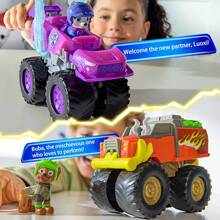Spin Master Rescue Fleet Series - Skye Transformable Monster Truck (PVC Material, 3+ Years, Non-Slip Traction, Play Set) Pink Aviation-Inspired Design With Fold-Out Wings, Sturdy Build For Little Hands)