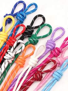 5M 5mm Corda Trançada Multiúso - Corda Colorida de Poliéster para Cordões Externos, Fazer Pulseiras, Chaveiros, Coleiras de Cachorro