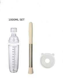 500ml/700ml/1000ml 3PCS/SET PC Lemon Tea Shaker Cup Cocktail Shaker Martini Hand Shaker Cup With Scales Milk Tea Wine Drink Shaker Mixer Bar Tool Set
