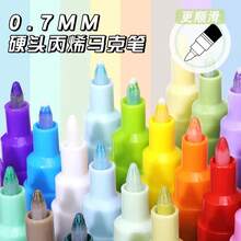 1pc 36/60/84/120/168/240 Colors Acrylic Marker Pens, Waterproof, Odorless, Blendable, Art Brush, Suitable For Colored Pencil Sketching, Painting, Making Christmas, Thanksgiving, New Year, Easter, Holiday Gifts, Card Making, Metal, Ceramic, Glass, Halloween Decoration Doodle Coloring Brush