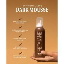 Dark Tanning Mousse 7oz Sunless SelfTanner For A Natural StreakFree Organically Derived Lightweight And Fast Absorbing NonSticky For All Skin Types Vegan And CrueltyFree - Dark - View 2
