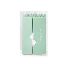1 pezzo/ (1+4) Set Diario creativo con parole a curva di memoria, strumento di apprendimento vocaboli per studenti con panello parole, taccuino piccolo portatile, doppia copertina, carta spessa senza sbavature, blocco notes tascabile, planner, diario