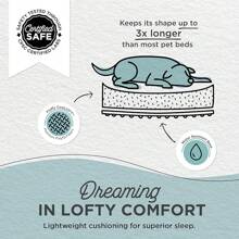 Best Friends By Sheri SnuggleSoft Faux Fur Calming Donut Bed Dogs, Brown, Small, 23x23