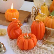 1 件南瓜万圣节蜡烛、送礼蜡烛、大豆蜡烛、蜡烛套装、闺蜜礼物、女士礼物、冬季礼物、香薰蜡烛、家居装饰蜡烛 - 彩色 - 查看 6