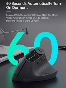 Monster Sound M2pro 无线人体工学鼠标 双模式静音 2.4GHz 光学右腕隧道鼠标 办公室台式电脑和笔记本电脑 - 彩色 - 查看 4