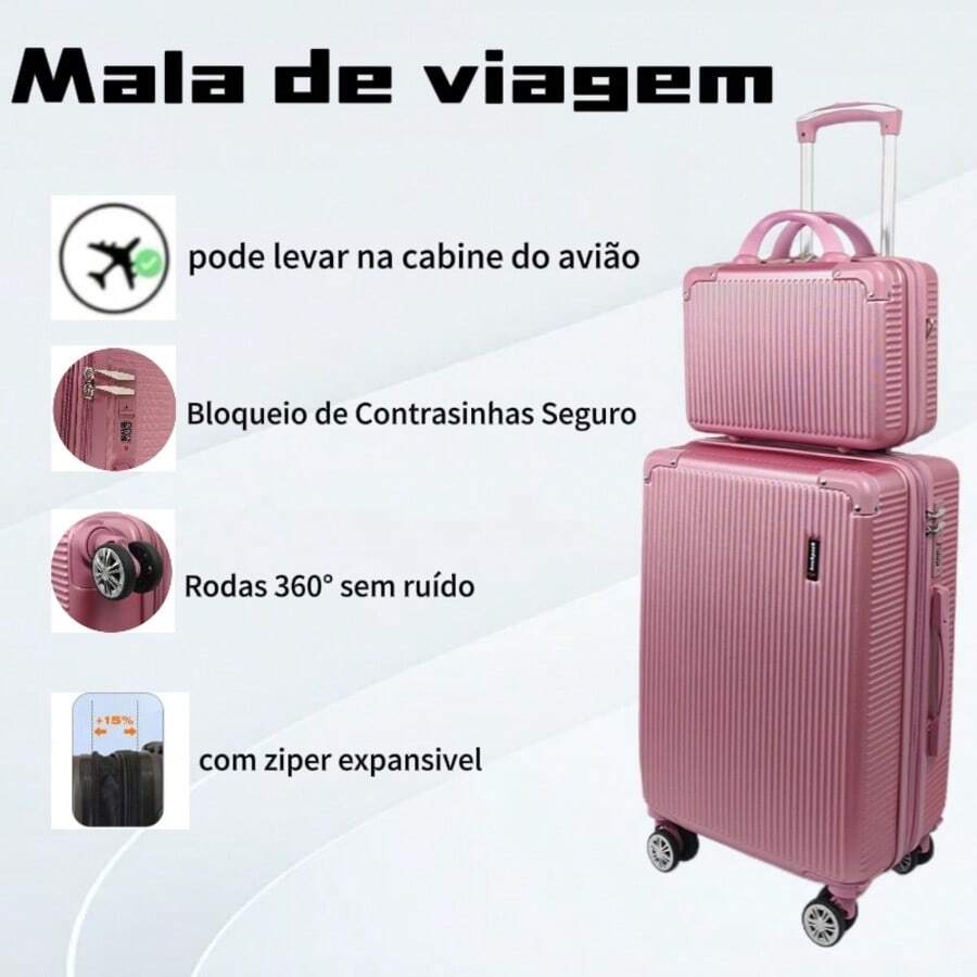 Carry-Ons - 珊瑚粉 - 查看 1