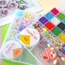 1 juego de pulsera de cuentas nueva, estilo casual y bonito, varios estilos a juego, estilo niña, colgante, arte decorativo, regalo para amigas, cuentas hechas a mano, ideal para uso diario y para regalar, crea tu propia pulsera a tu gusto.