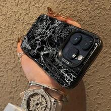 Gothic Mobile Phone Case, Designed With Skulls And Intricate Cross Patterns, Suitable For IPhone 16, 15, 14, 13, 12 And 11 Pro Models, Made Of TPU Material, And Provides Shockproof Protection