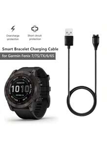 Cargador de reloj para Garmin Fenix7 7x 5s 6 6X 6S PRO, cable de carga USB para cargador de reloj Garmin, compatible con Garmin Venu Vivoactive 4/3 Quatix 5