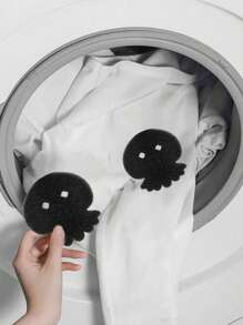 2 pièces Applicateur collant pour cheveux de machine à laver, filtre à poils d'animaux, brosse adhésive pour adsorber les poils collants
