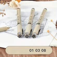 3/5/7/9/11 Pieces Micron Fine Line Pen Archives Black Pen Writing, Drawing Or Diary Pen Various Nib Sizes 12 Pcs,School Supplies,Back To School - Multicolor - View 15