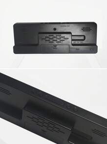 1 pieza Reloj despertador digital con control de voz, temperatura, doble alarma, modo nocturno y repetición - 5 niveles de brillo - 12/24h - función anti-perturbación - sin batería incluida, decoración del hogar, regalos de decoración de habitación, reloj digital para cumpleaños, graduación, decoración de dormitorio, decoración de dormitorio, de vuelta a la escuela, decoración escolar, sorpresa escolar, útiles escolares