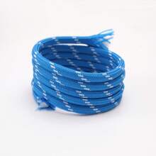 5M 5mm Corda Trançada Multiúso - Corda Colorida de Poliéster para Cordões Externos, Fazer Pulseiras, Chaveiros, Coleiras de Cachorro
