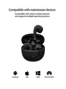 Wireless Smart Noise Reduction Earplugs With Mini Charging Case, Stereo Bluetooth Earphones, High-Quality Durable Wireless Earbuds With Sensitive Touch Control, Mic And Noise-Proof Speaker For Clear Calls And High-Fidelity Audio Output, Suitable For All Bluetooth Devices Including Apple And Android Phones.