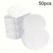 10/50pcs Underarm Sweat Pads, Invisible Breathable Sweat Absorbing Patches, Suitable For Summer - White - View 7