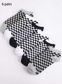 6/10/20 Pairs Assorted Multi Color Leopard Pattern Shallow Mouth Non-Slip Stay Up Fashion Women Boat Socks, All-Season