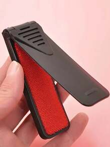 Portable Folding Clothes Brush - Manual Dust Remover For Sweaters, Pets, Hair, And Home Cleaning - No Batteries Needed - Plastic Handle With Electrostatic Adsorption Technology, Pet Hair Remover For Laundry