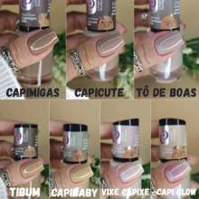 Esmaltes Cora Coleção CapiVibes Tons de Nude 13 Und
