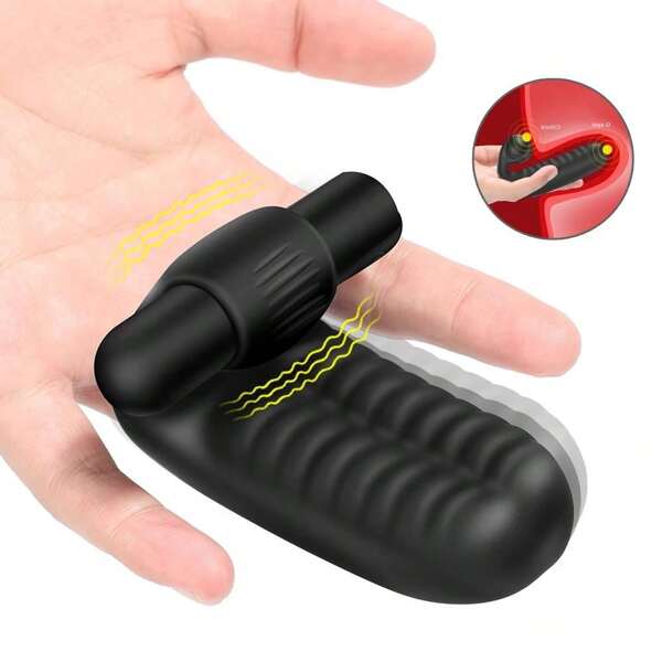 10-Speed Finger Vibrator G-Spot Massager Adult Flirting Sex Toy Masturbator Female Sex Toy Clitoral Stimulator