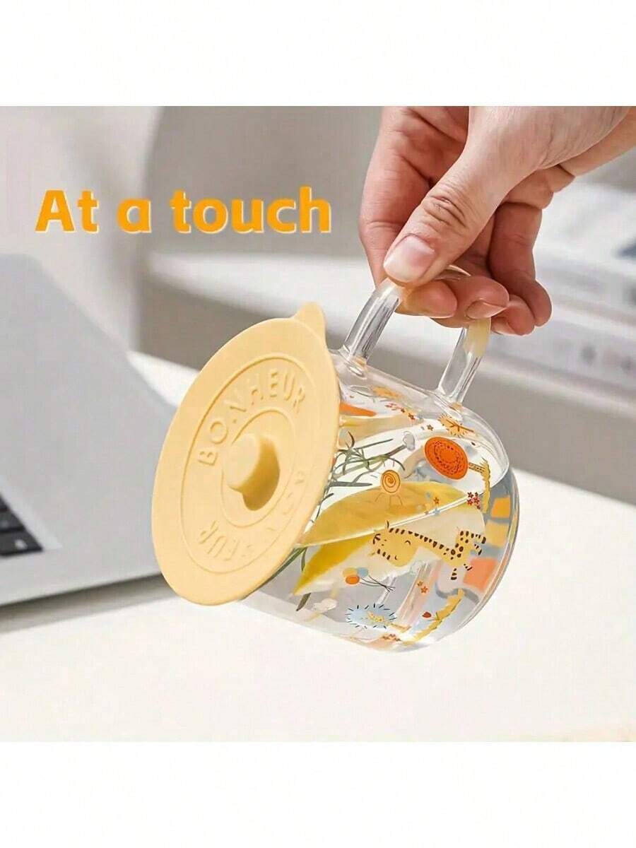 1 opakowanie uniwersalnych silikonowych pokrywek przeciwpyłowych do kubków, filiżanek do herbaty, szklanek – styl nordycki w kolorze szarym, żółtym, czarnym, białym – do użytku w biurze i domu – idealny prezent dla rodziny, współpracowników, przyjaciół – idealne na Halloween i Boże Narodzenie