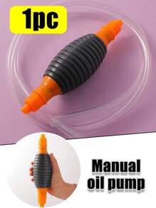 1 pièce Pompe de transfert d'huile manuelle pour voiture, extracteur d'huile auto avec tuyau d'aspiration extra épais de 1 m, compatible universellement