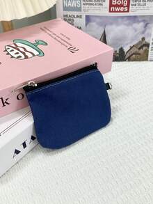 Canvas portemonnee met kaarthouder, minimalistische stoffen portemonnee met harde munt, kleine tas, draagbare portemonnee voor dames, portemonnee, miniportemonnee, portemonnee, reisportemonnee, portemonnee, schoolspullen, schrijfwaren, pennenetui - Veel kleurig - Bekijken 7