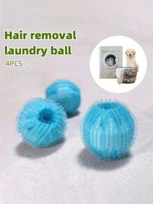 Bolas para eliminación del pelo de mascotas en la lavadora, bolas esponjosas para la colada - Anti, bolas de limpieza para la lavadora, atrapapelusas reutilizables y duraderas, mantiene la ropa y la ropa de cama sin pelos, esencial para los dueños de mascotas - mejora tu experiencia de lavandería
