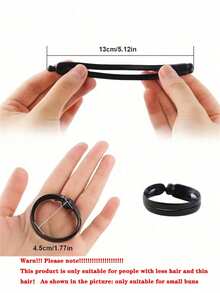 1pc Magic Donut Style Hair Styling Tool - Curling Hair Roller, French Twist Tool, Scrunchie Ponytail Holder, For DIY Hairstyles ,Hair Styling Tools Hair Accessories