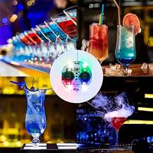 Self-Adhesive Bottle Lights, Each Set Comes With 4 SMD LEDs - Stick Onto Bottle Bottom For Bottle Illumination - 7 Lighting Functions - Highlight For Any Party - Multicolor - View 10