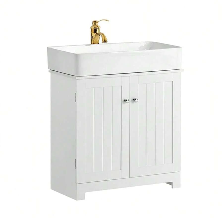 Armario lavabo/baño Blanco - Blanco - Ver 1