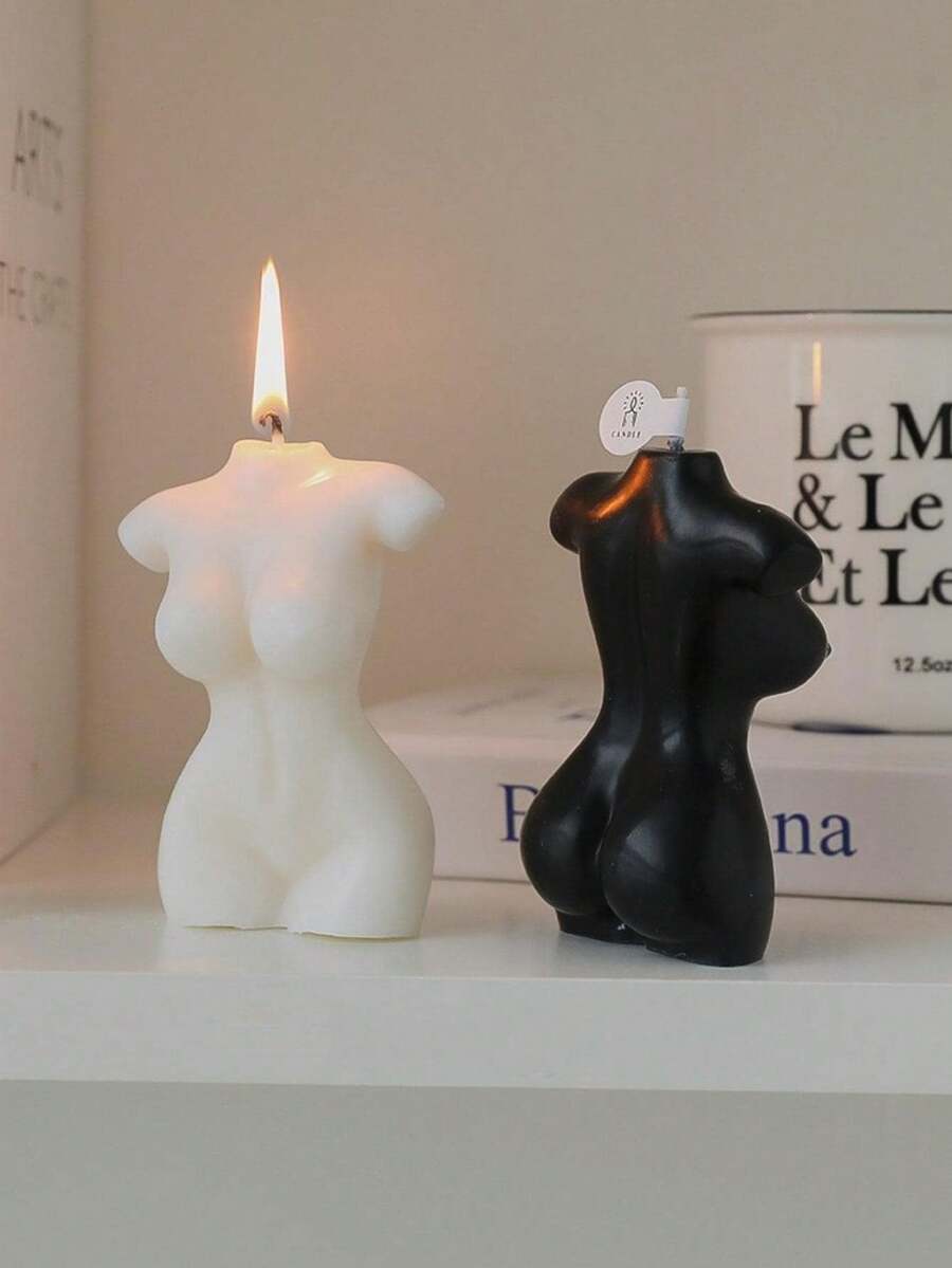 4/2/1pc Natural Soy Wax Scented Candle Decor, For Pregnant Women & Children, Home Decoration, Christmas Gift, Gift For Her - Multicolor - View 1