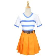 1 Conjunto Fantasia de Cosplay Realista de One Piece para Performance, Adequado para Feriados, Festas ou Cosplay Diário de Halloween