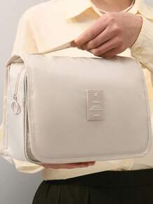 1pc Versatile Casual Large Capacity Hanging Makeup Bag