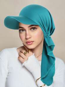 1 chiếc mũ bóng chày nhiều màu mới, vành cong, mũ trùm đầu cho trang phục - A - Xem 8