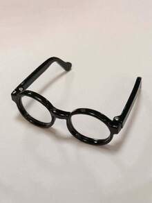 1 Peça Figura de Óculos de Plástico Macaron (Apenas os Óculos), Adequado para Decorar Várias Bonecas