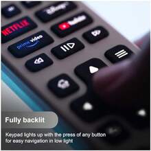 GE Rechargeable TV Remote Control Universal Remote Control Backlit Buttons  TV Remote Control Replacement For Smart TVs Apple TV  Roku Replacement Remote  TV 4Device 8098465hj - Bạc - Xem 4