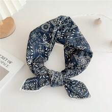 2 Pack 100% Cotton Bandana Headband, Head Wrap, Protective Coverage, Hair Neck Scarf For Men, Women 23 X 23 Inch - Multicolor - View 9