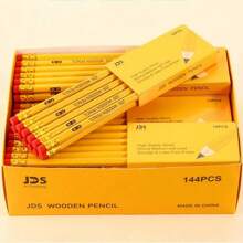 Lápices HB, 12 lápices de madera, lápices para bosquejar y dibujar para escuela primaria con borradores, artículos de papelería de comercio exterior, regalos de artículos de papelería, maestros, útiles de estudio, lápices de viaje, útiles de estudio para niños, caligrafía bonita, premios para kindergarten para volver a la escuela