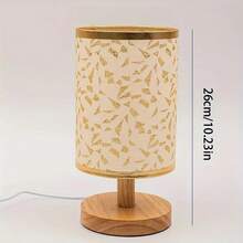 1pc Modern Creative Cylindrical Fabric Lamp With Switch Button, Warm Light, USB Powered, Suitable For Bedroom, Office, Bedside Table, Bookshelf, Living Room Home Decor Lighting - Warm Light - View 14