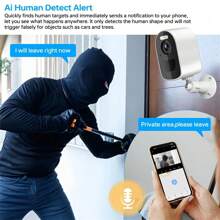 1PC Solar-Powered Outdoor Wireless Security Camera, 5G WiFi, 2K High-Definition Intelligent Surveillance Camera, Night Vision Function, Spotlight And Alarm, Two-Way Audio, Home Security Camera, 210-Day Battery Life, Waterproof And Dustproof, Remote Monitoring Camera, Smart Home Security Camera, Supports Cloud Storage And TF Card (Needs To Be Purchased), Protecting Your Home