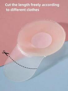 1 Pair Silicone Lift Bra Pasties For Women, Wedding Dress Strap Breast Petals, Summer Invisible Nipple Cover Breast Pads