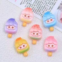 6pcs/12pcs Fruit Popsicle Refrigerator Magnet, Office Whiteboard Kitchen Home Bedroom Decoration Refrigerator Memo Sticker Birthday Gift Graduation Ceremony Wedding Decoration