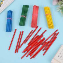 Colourful Maths Teaching Tools - 100 Counting Sticks In 5 Colours - Office Supplies, Education And Learning - Perfect For Exercising Your Brain! School Supplies, Back To School