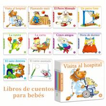 Hot Selling 10 Spanish Fairy Tales Storybooks Kids Love Short Reading Storybooks, Easy To Understand Bright Colors And Beautiful Patterns To Attract Children's Attention And Interest In Reading Free Up Parents' Hands Birthday Back To School Gift, 2PCS Spanish Storybooks And Word Alphabet Cards Combo Set