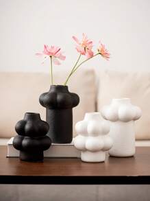 1 Peça Vaso Cerâmico em Forma de Nuvem, Vaso Floral, Decoração Elegante, Estilo Moderno Minimalista, Diversos Tamanhos, Adequado para Decoração de Casa, Quarto, Hotel, Restaurante, Presente de Formatura, Temporada de Casamentos, Lembranças