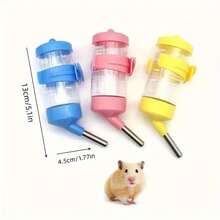 1pc Pet Supplies Hamster Kettle Feeder Drinker Small Animals Drinking Bowl Holder Hamster Water Bottle