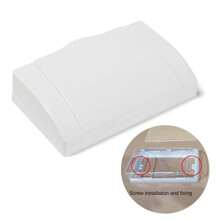 1 pieza Protector de enchufe doble tipo 86 Caja de seguridad para niños Caja impermeable Suministros de baño
