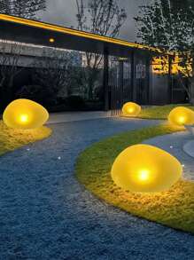 أضواء صخرية شمسية للخارج، أضواء ديكورية منظر طبيعي, الحماية من الماء IP44, مناسبة للأفنية والفلل والحدائق والأعراس والحفلات والممرات والإضاءة الديكورية للمناسبات, أضواء شمسية للخارج