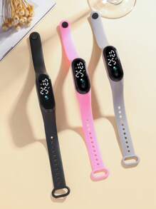 1pc Women's Fashion Cute Electronic Watch With Date & Time Display, Suitable For Daily Wear And Gift Giving